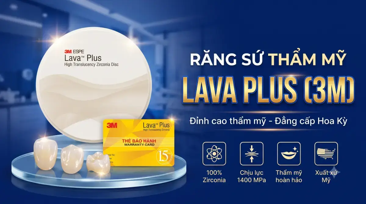 Răng sứ Lava Plus 3M